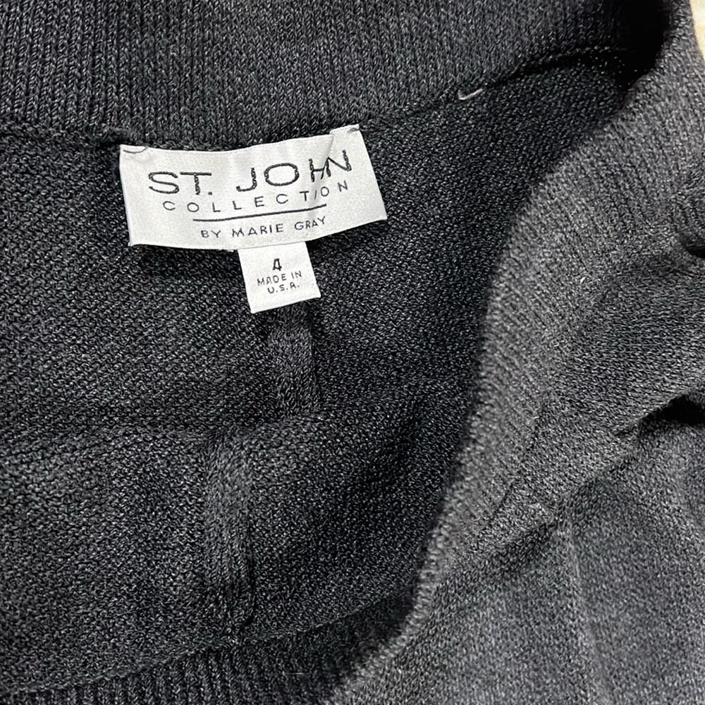 St John pleated knit pants size 4 - Picture 5 of 14